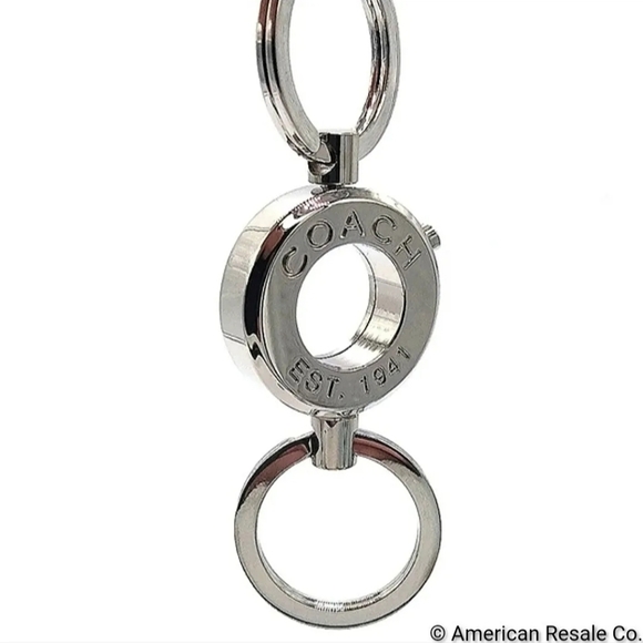 Vintage COACH Grommet Valet Keychain Fob #1658 - Picture 2 of 7